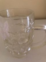 lot de 2 chopes à bière Slavia vintage