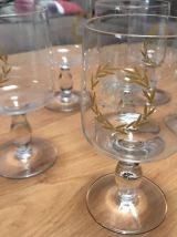 Lot 6 verres à bière " 1664 de Kronenbourg " 25 cl , décor l