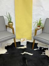 Paire de fauteuils scandinaves années 60 restaurés tissu gri