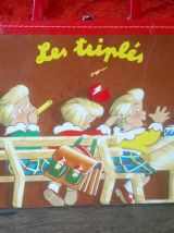 Valisette en carton "les triplés"