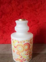 Jolie suspension en verre opaline - Années 70