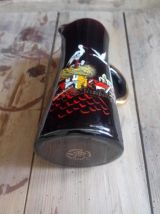 Pichet en céramique émaillée signée Tess - Années 50/60