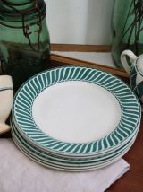 Lot de 6 assiettes DIGOIN