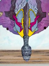 Peinture, dessin, technique mixte Travail sur la maternité .