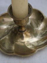 Bougeoir doré ananas