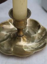 Bougeoir doré ananas