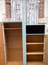 Armoire penderie année 50 de style art déco