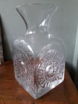Grand vase vintage en verre