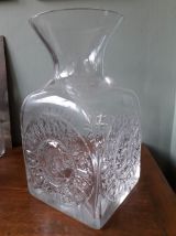Grand vase vintage en verre
