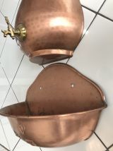 Fontaine à eau murale en cuivre