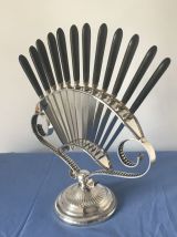 RARE Porte Couteaux Eventail  