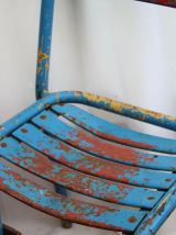 Chaise en métal 