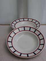Lot 5 assiettes creuses