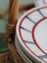 Lot 5 assiettes creuses