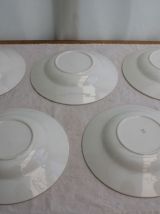 Lot 5 assiettes creuses
