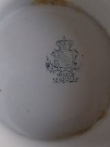 Soupière blanche Opaque Luneville