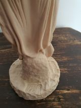 Sculpture femme grecque pensante numeroté et signé FG