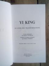 Le livre des transformations Yi King 