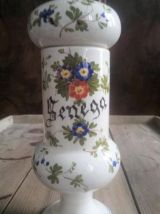 Ancien pot d'apothicaire en céramique 