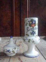 Ancien pot d'apothicaire en céramique 