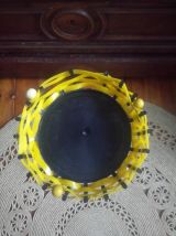 Joli vase en plastique et son support sur pied  Années 50/60