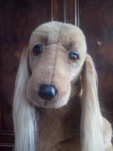 Cocker en peluche vintage (Jouets Berger)