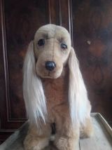 Cocker en peluche vintage (Jouets Berger)