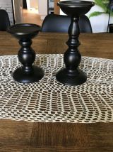 Grand napperon vintage ovale