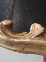 miroir baroque en stuc doré