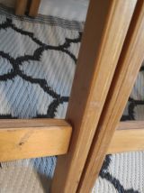 chaises pliantes bois verni estampillées OTK n°23