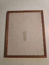 lithographie ancienne de rose 