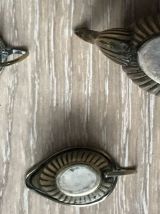 dinette métal argenté