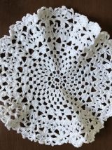 Ensemble de 5 beaux napperons blanc