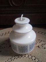 Jolie suspension vintage en opaline