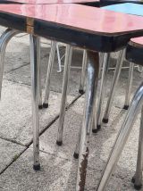 Lot 5 tabourets année 70