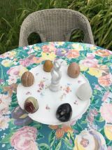 Présentoir / serviteur à œufs en porcelaine