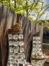 Paire d'appliques murales "mongolfiere " vers 50's