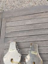 Paire d'appliques murales "mongolfiere " vers 50's