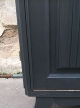 Vitrine art déco noir mat