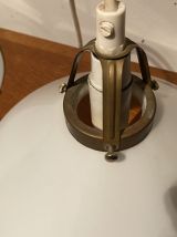 Paire de suspensions en opaline