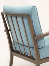 Fauteuil Art Déco bois courbé, 1950 conçu dans le style de J