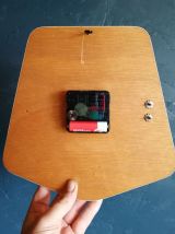 Horloge vintage, pendule murale "Kiplé Cerise Fleurs"