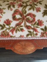 TRÈS JOLIE PETITE BANQUETTE "A L'ITALIENNE"  MARQUETERIE 