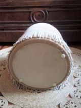 Pouf en velours à franges (Années 60)