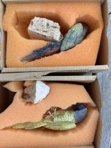 Couple de perroquet en pierres