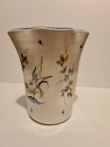 Vase décor Moustier