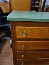 Commode vintage 1960 pieds compas