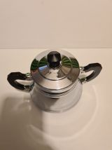 Sucrier Vintage en Métal Chromé