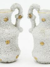 Paire de vases chérubin