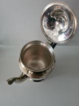 Théière étain et manche noir bakélite